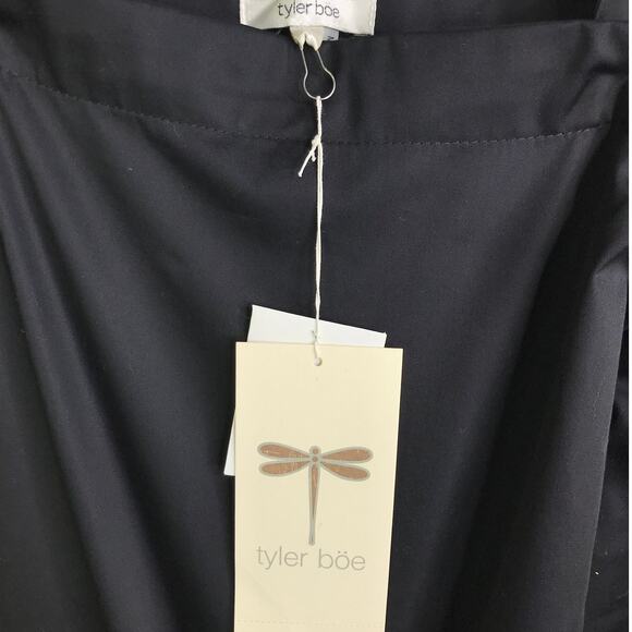 Tyler Boe Top Womens XS Black Off Shoulder Detachable Strap Tie Wrist NWT - Picture 8 of 11